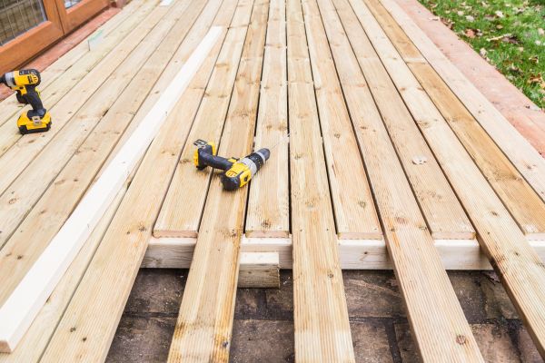 Cost of Damaged Deck Boards Repair in Sterling
