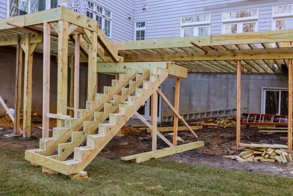 Deck Post Replacement in Sterling